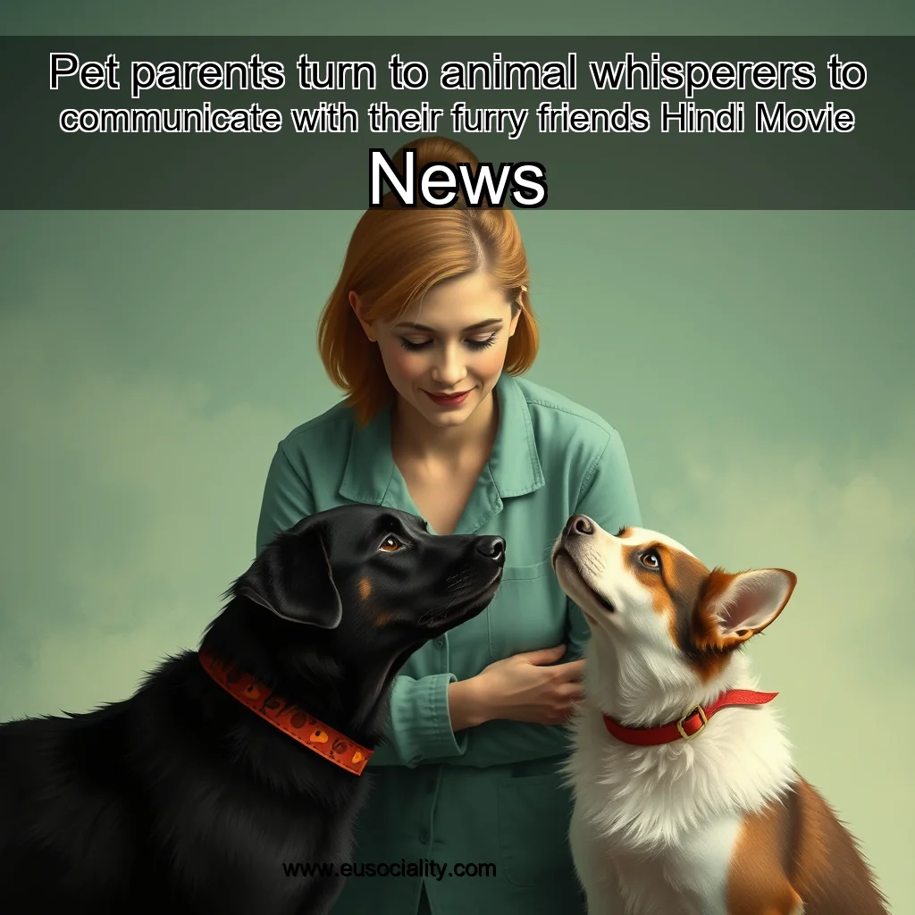Read more about the article Pet parents turn to animal whisperers to communicate with their furry friends  Hindi Movie News