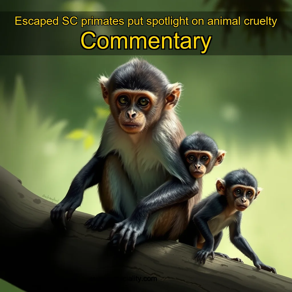 Read more about the article Escaped SC primates put spotlight on animal cruelty  Commentary