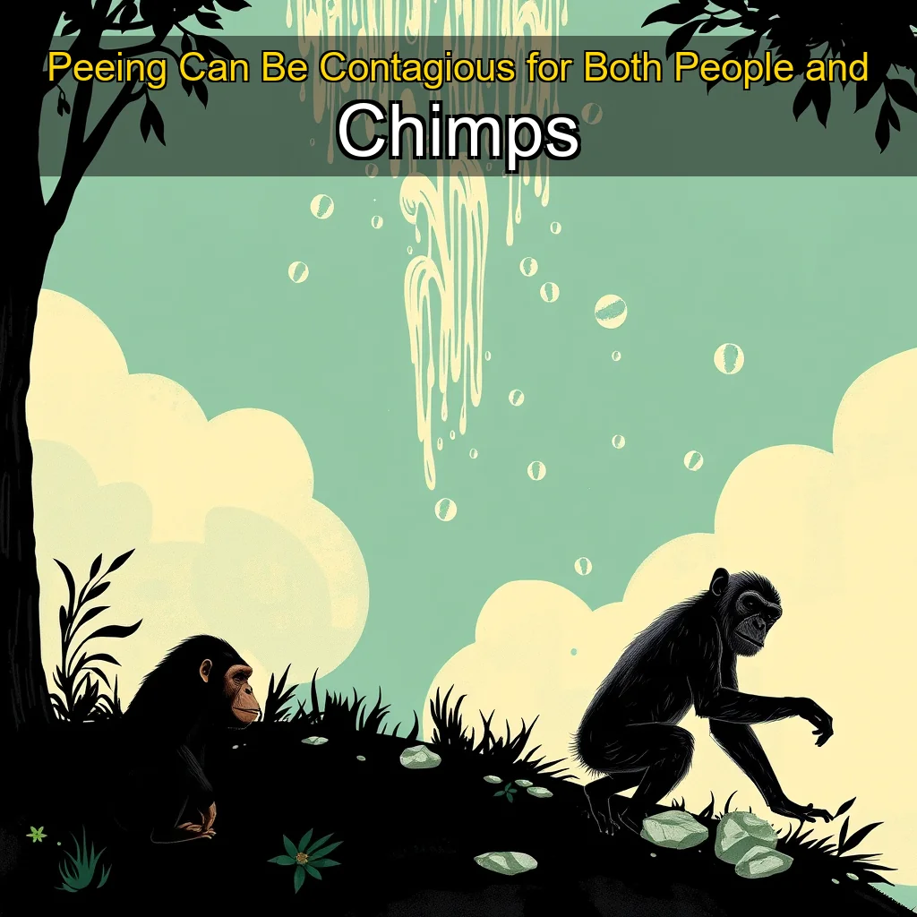 Read more about the article Peeing Can Be Contagious for Both People and Chimps