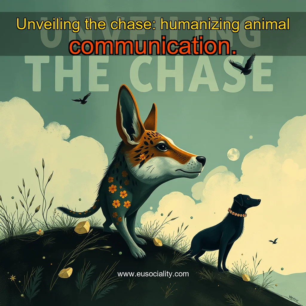 Read more about the article Unveiling the chase: humanizing animal communication.