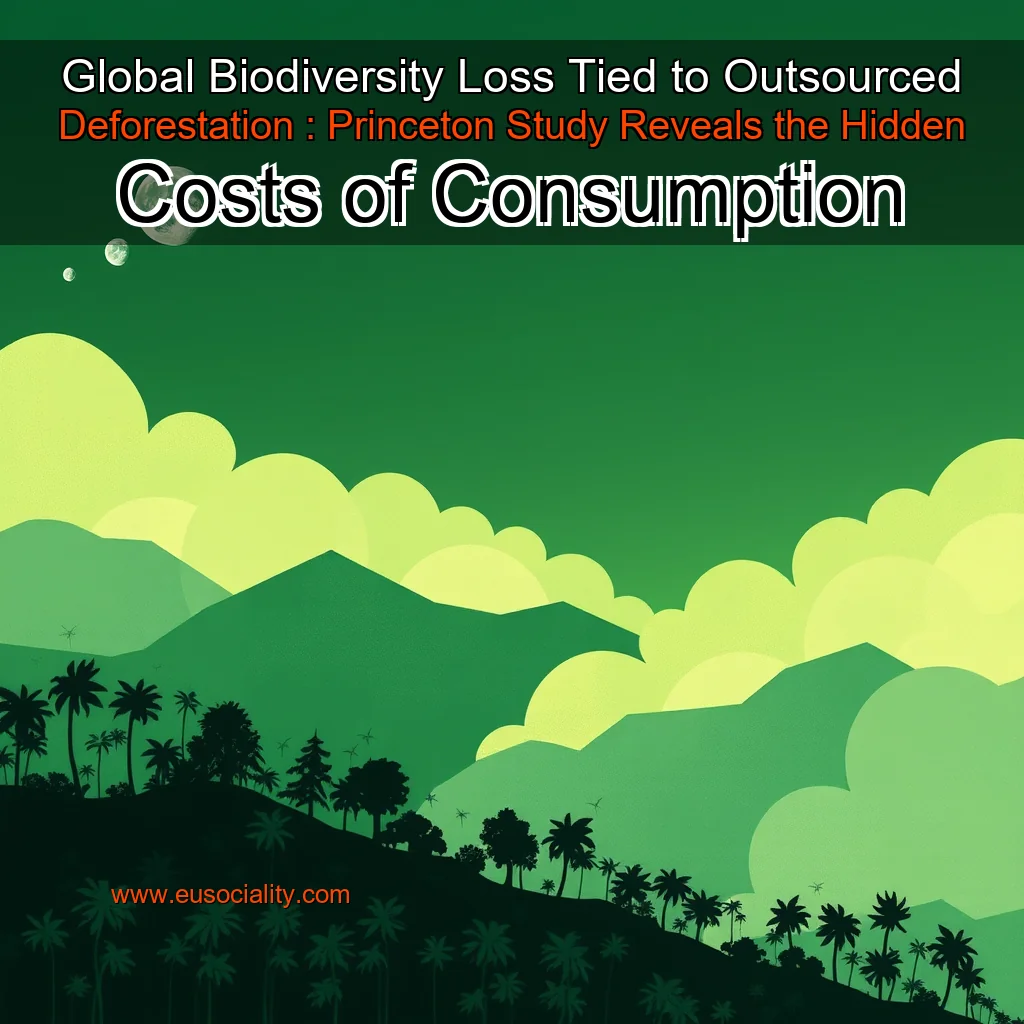 Read more about the article Global Biodiversity Loss Tied to Outsourced Deforestation : Princeton Study Reveals the Hidden Costs of Consumption