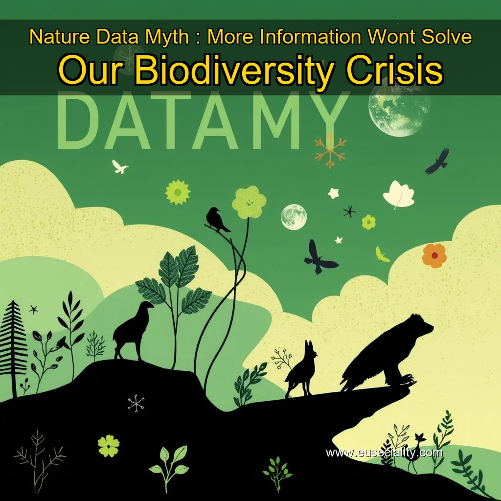 Read more about the article Nature Data Myth : More Information Wont Solve Our Biodiversity Crisis