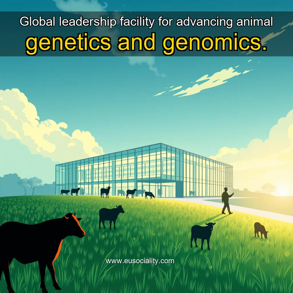 Read more about the article Global leadership facility for advancing animal genetics and genomics.