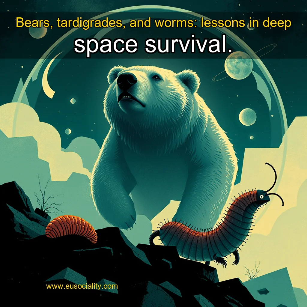 Read more about the article Bears, tardigrades, and worms: lessons in deep space survival.