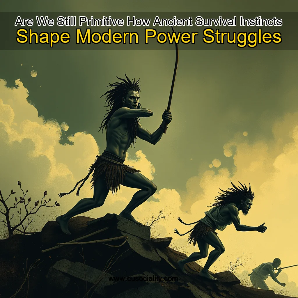 Read more about the article Are We Still Primitive  How Ancient Survival Instincts Shape Modern Power Struggles