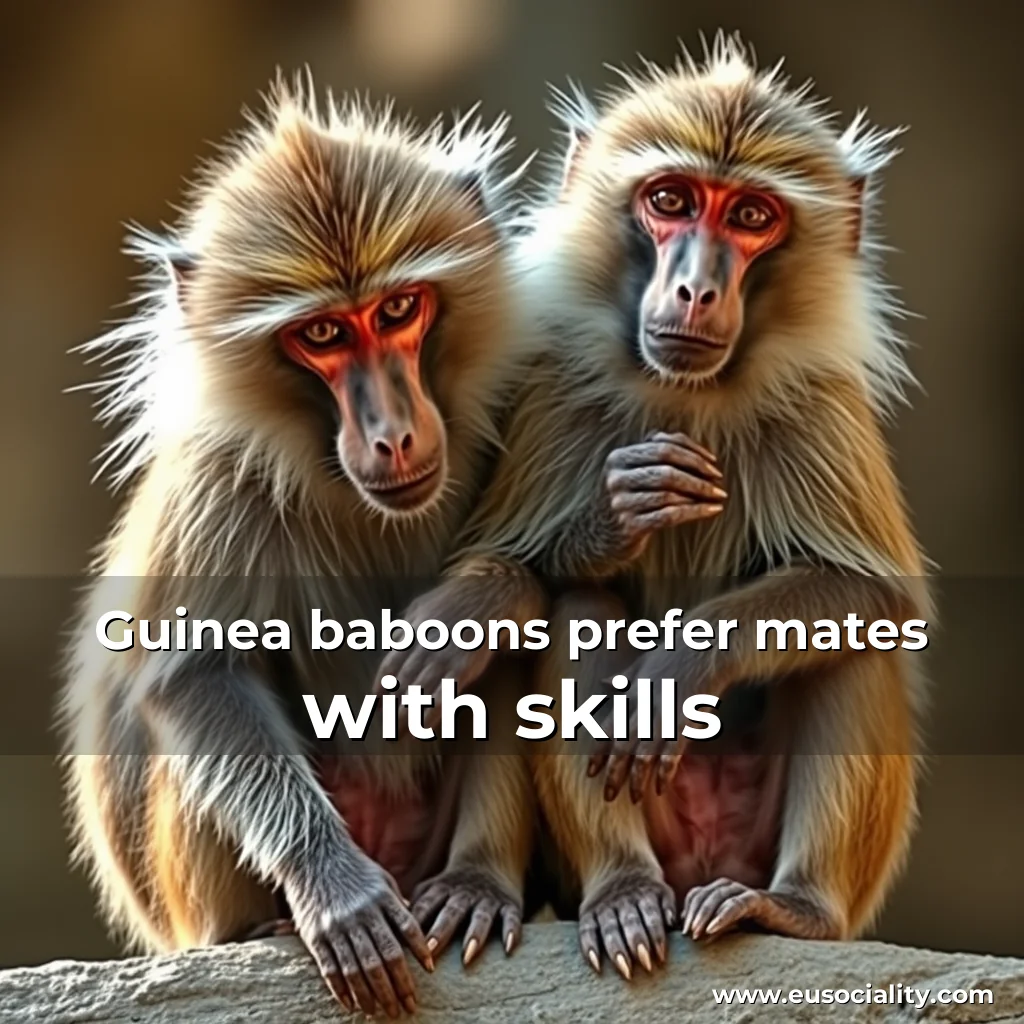 Read more about the article Guinea baboons prefer mates with skills