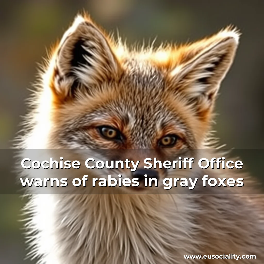 Read more about the article Cochise County Sheriff Office warns of rabies in gray foxes