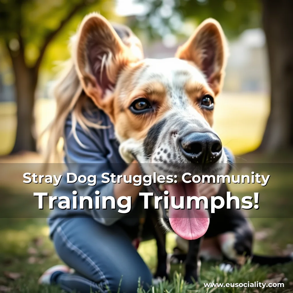 Read more about the article Stray Dog Struggles: Community Training Triumphs!