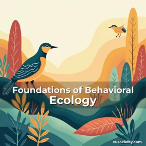 Artistic representation for Foundations of Behavioral Ecology