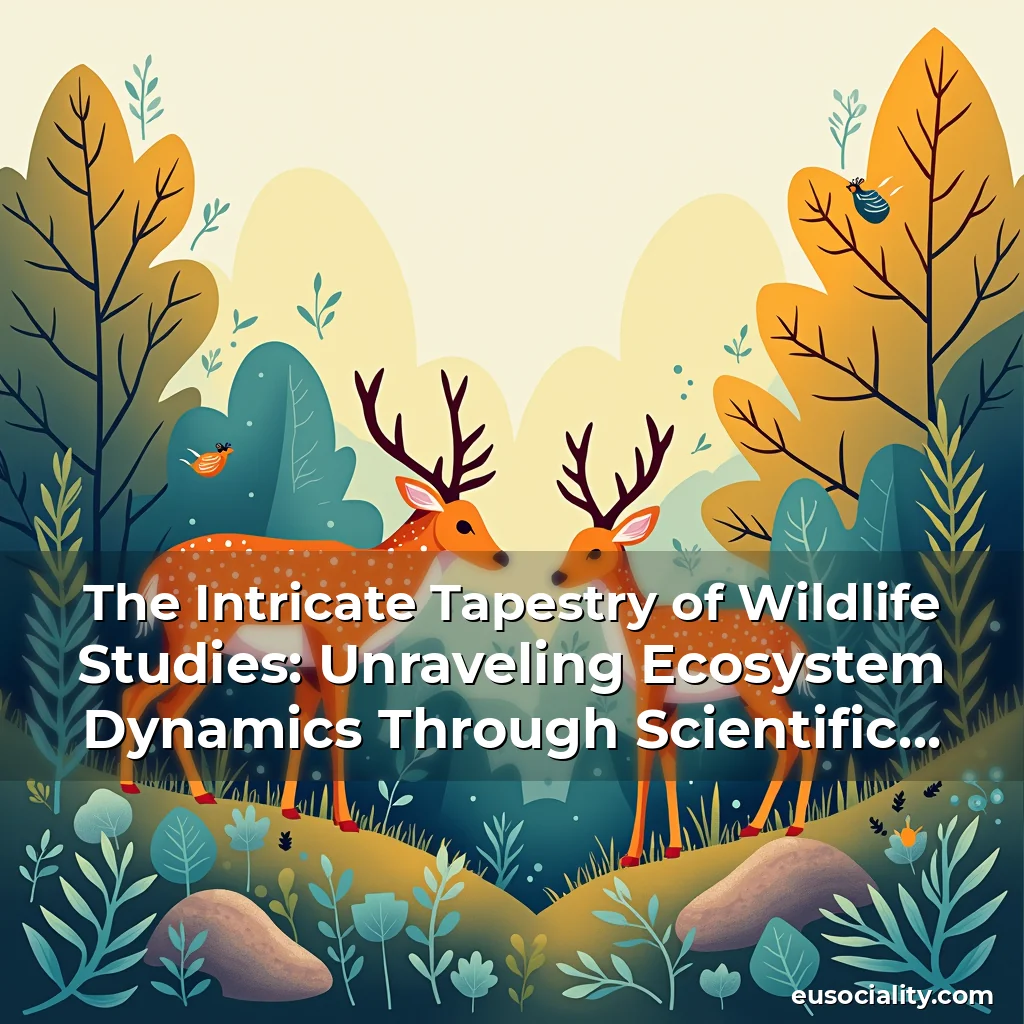 Read more about the article The Intricate Tapestry of Wildlife Studies: Unraveling Ecosystem Dynamics Through Scientific Inquiry