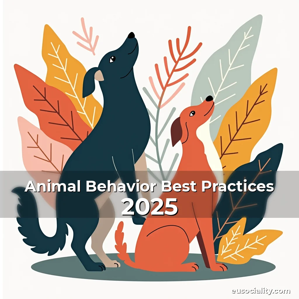Artistic representation for Animal Behavior Best Practices 2025