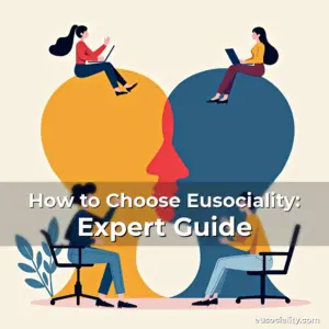 Artistic representation for How to Choose Eusociality: Expert Guide