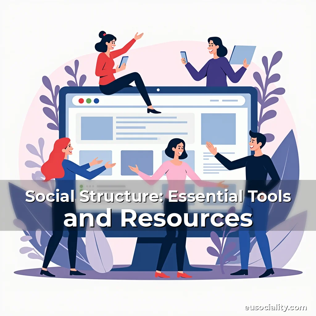 Artistic representation for Social Structure: Essential Tools and Resources