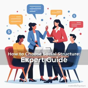 Artistic representation for How to Choose Social Structure: Expert Guide