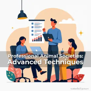 Artistic representation for Professional Animal Societies: Advanced Techniques