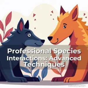 Artistic representation for Professional Species Interactions: Advanced Techniques
