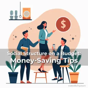 Artistic representation for Social Structure on a Budget: Money-Saving Tips