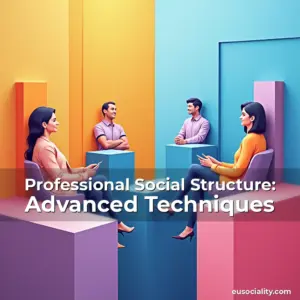 Artistic representation for Professional Social Structure: Advanced Techniques