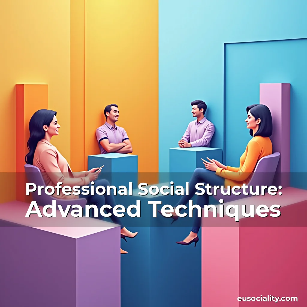 Artistic representation for Professional Social Structure: Advanced Techniques