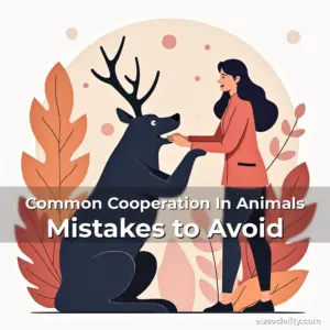 Artistic representation for Common Cooperation In Animals Mistakes to Avoid