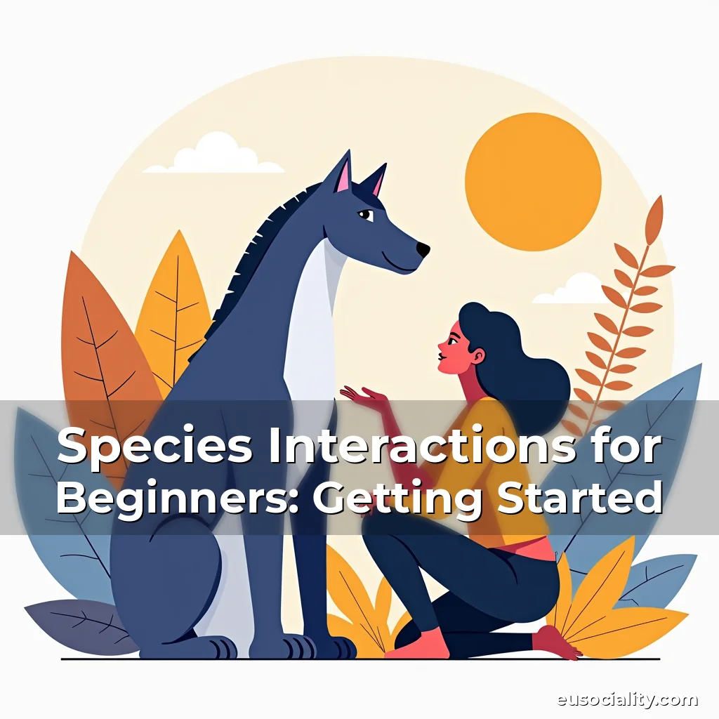 Artistic representation for Species Interactions for Beginners: Getting Started