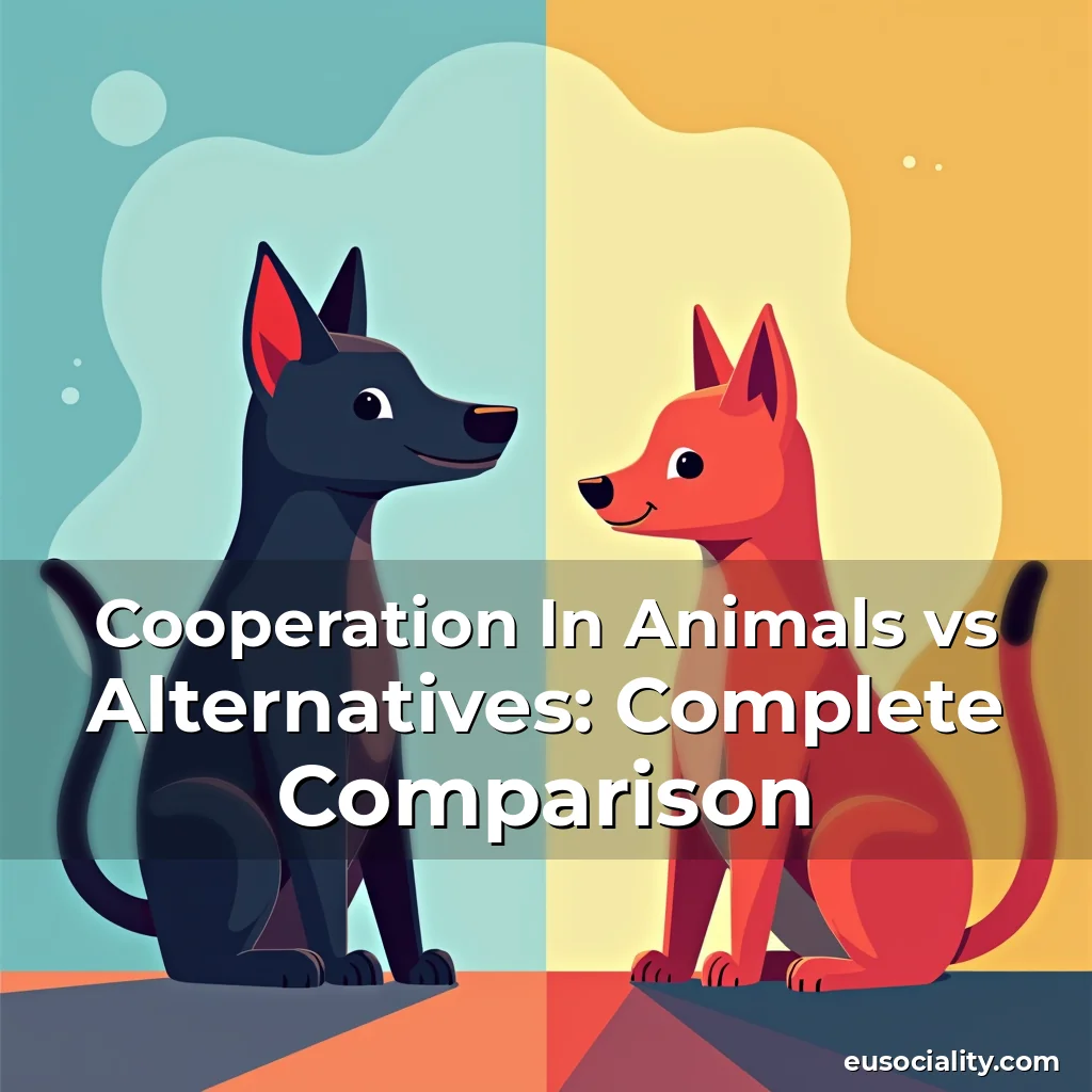 Artistic representation for Cooperation In Animals vs Alternatives: Complete Comparison