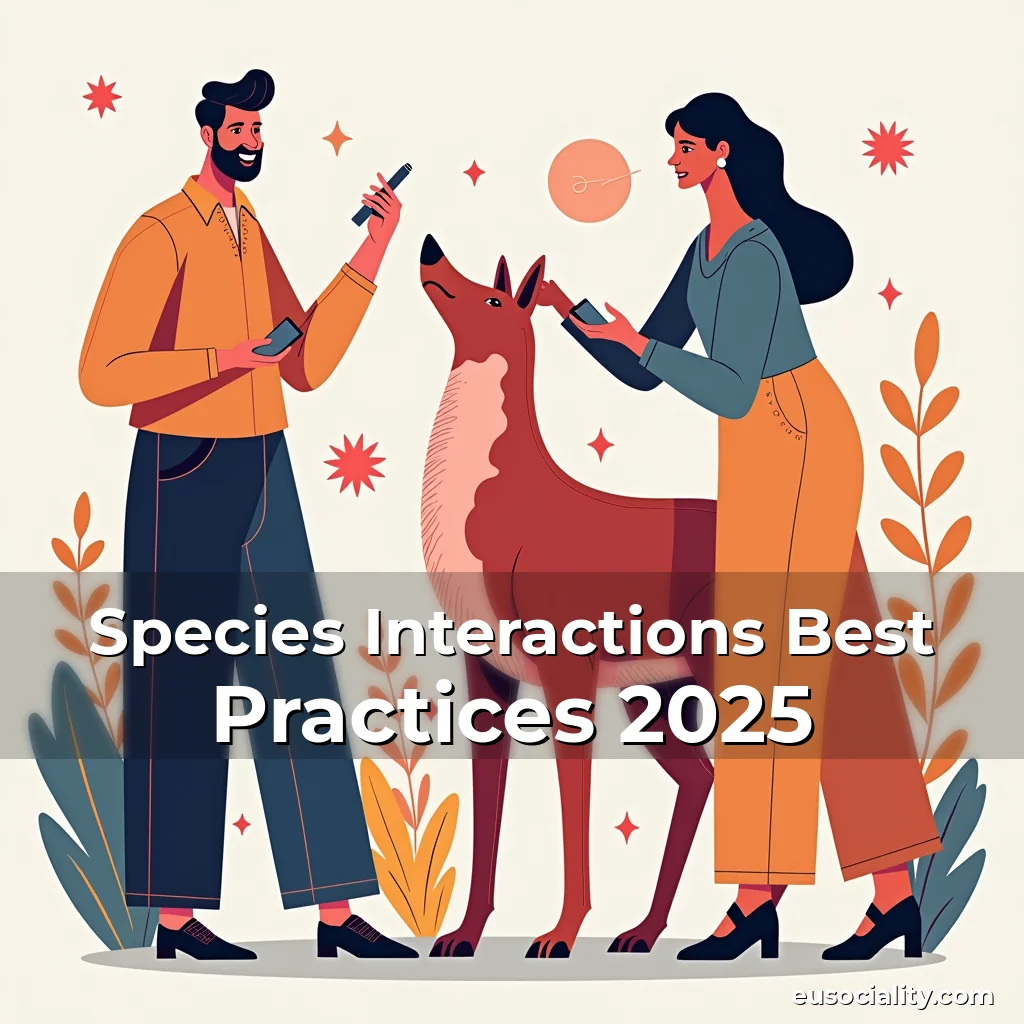 Artistic representation for Species Interactions Best Practices 2025
