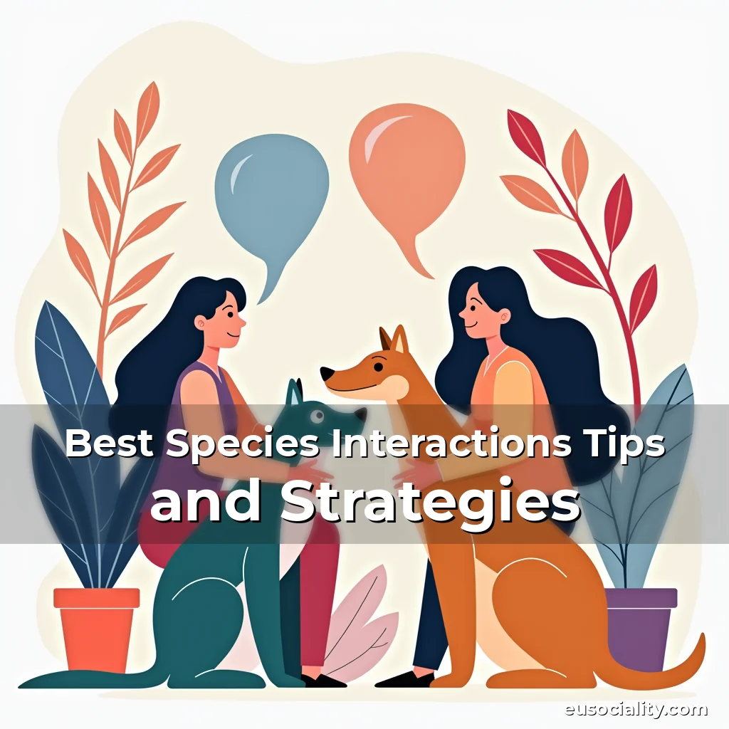 Artistic representation for Best Species Interactions Tips and Strategies