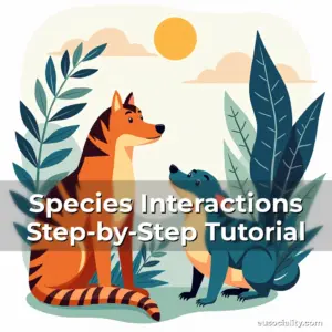 Artistic representation for Species Interactions Step-by-Step Tutorial
