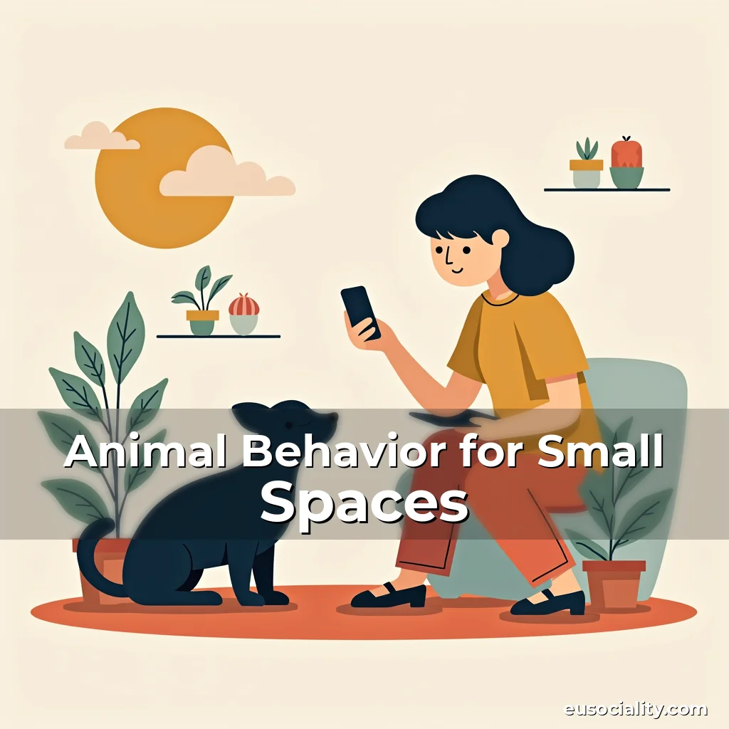 Artistic representation for Animal Behavior for Small Spaces