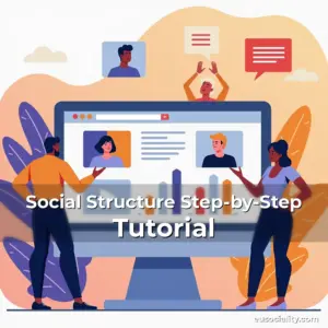 Artistic representation for Social Structure Step-by-Step Tutorial